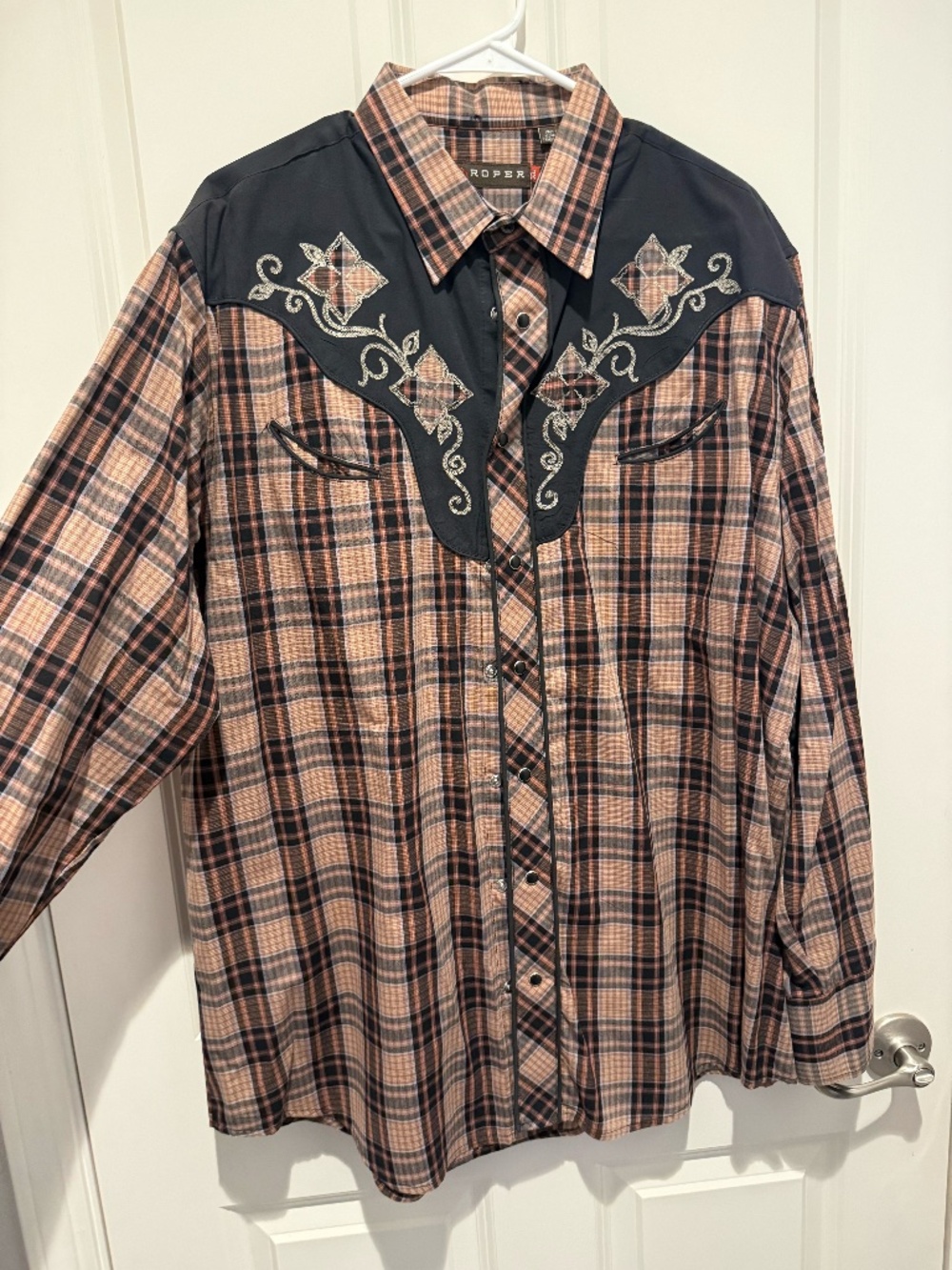 Mens Western Roper XL shirt